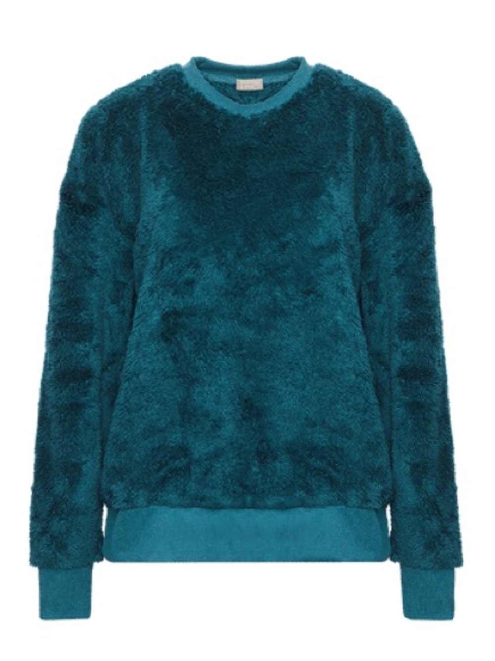 Summer & Rose Sherpa Pullover: Emerald Green. Size Plus